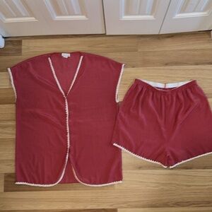 Vintage PJ short set from Eatons -Size L